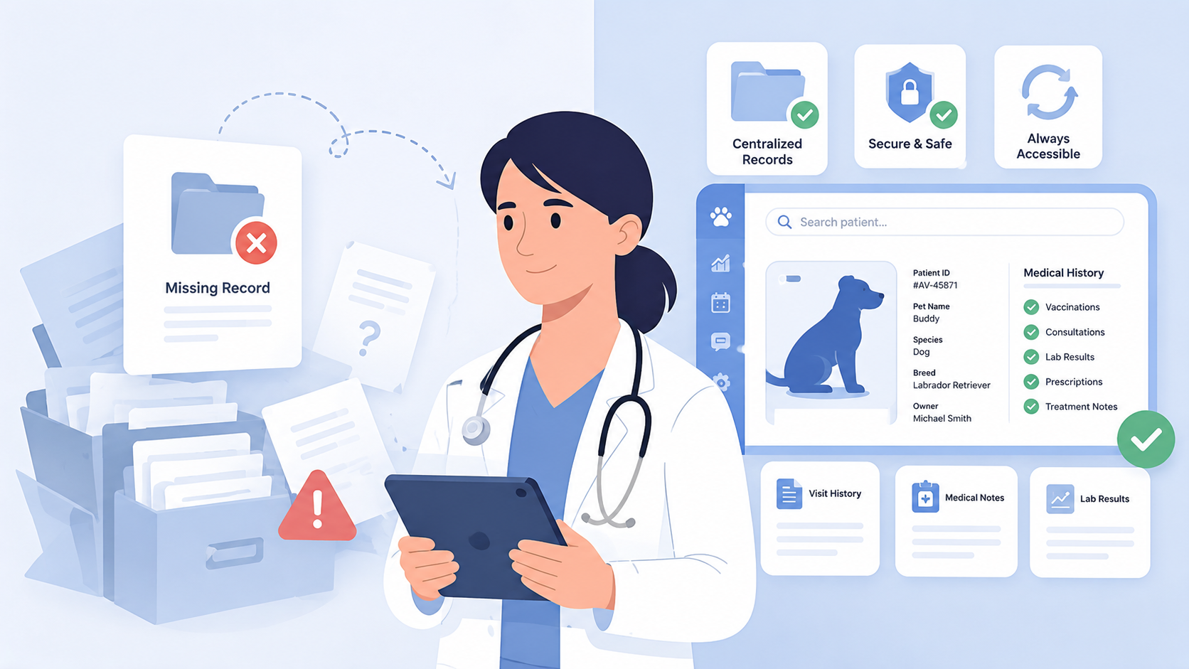 how to prevent missing patient records