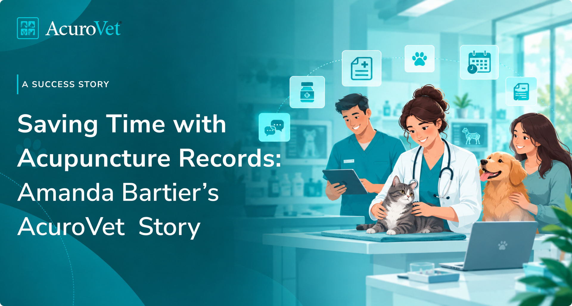 Amanda Bartier AcuroVet acupuncture records success story